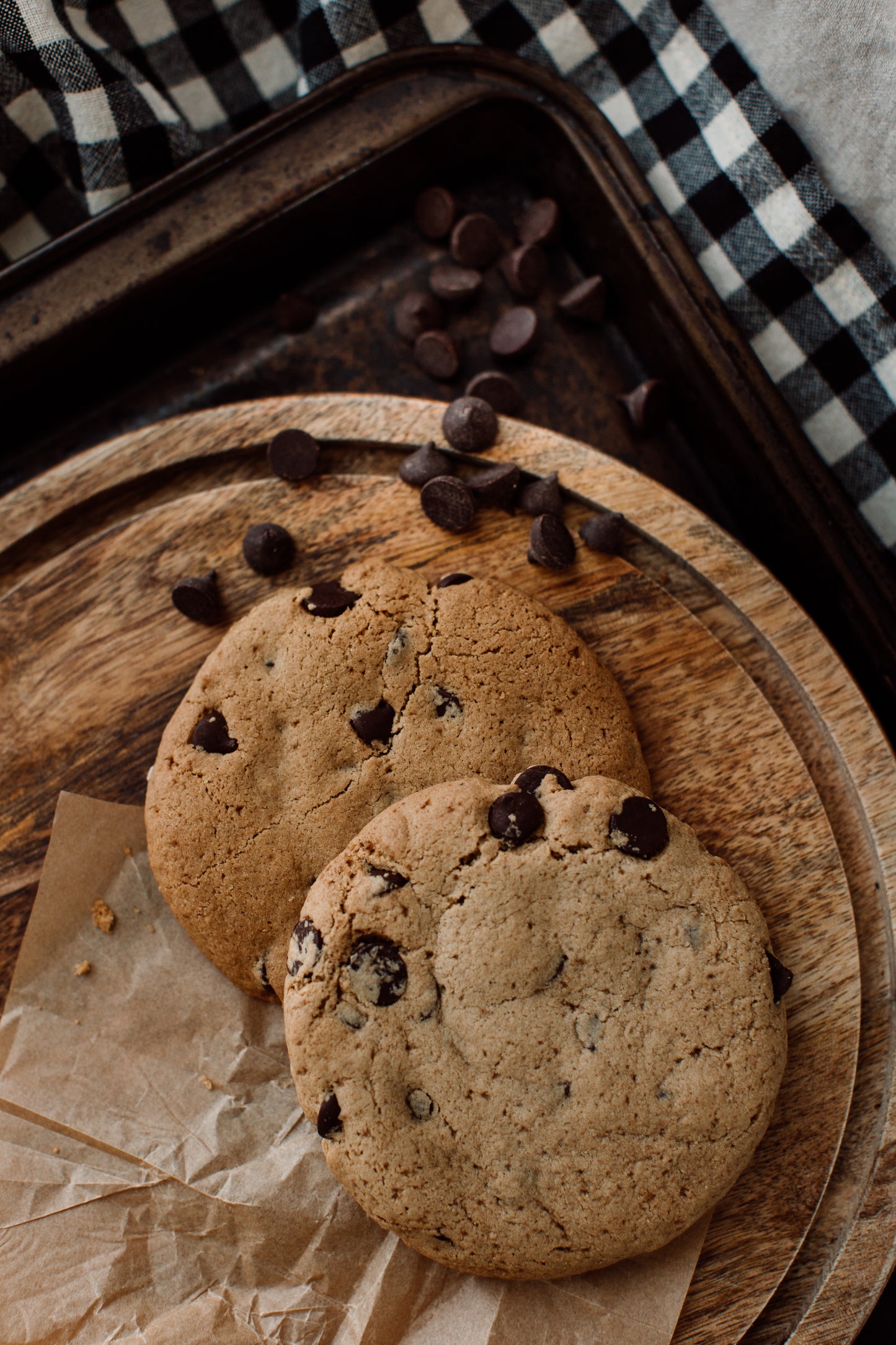 Biscuits aux brisures de chocolat noir - Boîte de 6